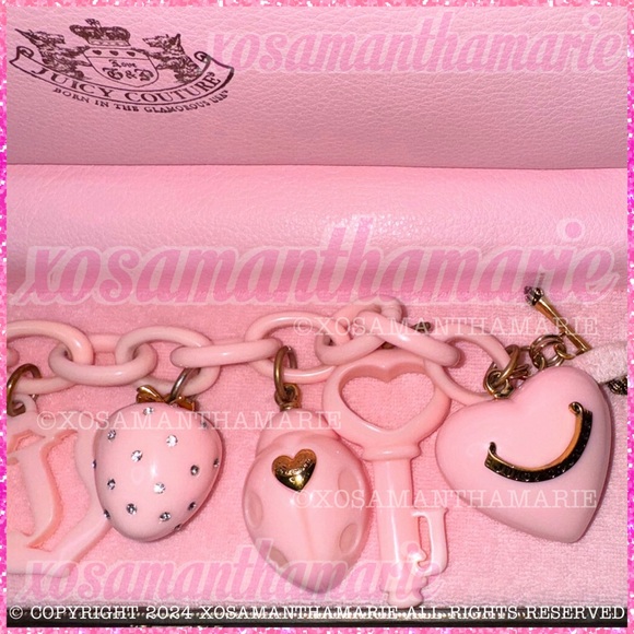 Juicy Couture Pink Vintage Charm Bracelet - Picture 7 of 16